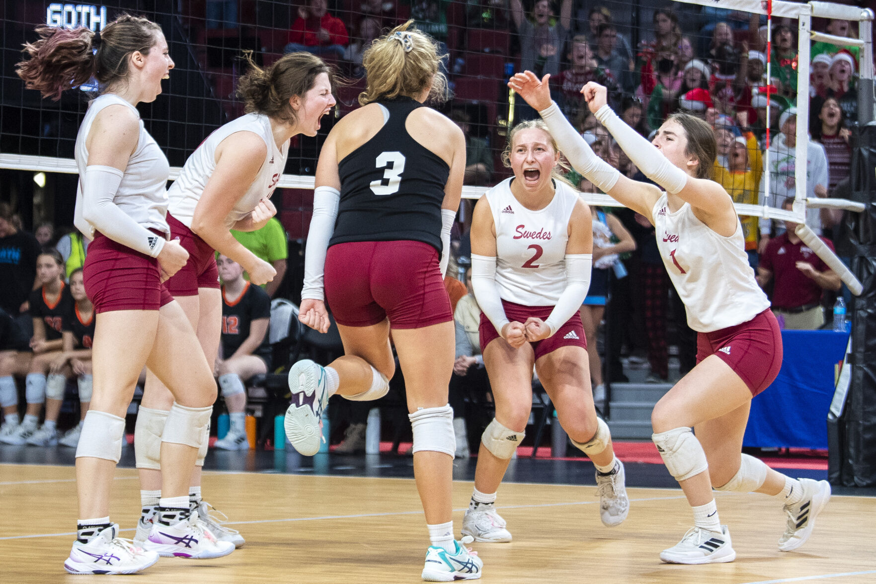 Class C-1 state volleyball: Gothenburg vs NorthBend Central